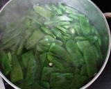 Süßsauer eingelegte Stangenbohnen Rezeptschritt 3 Foto