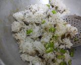 A picture of step 1 of Curd rice.