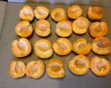 A picture of step 1 of California Farm Farmers Daughters Apricot Brandy.