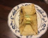 A picture of step 4 of California Farm Egg and Cheese Rolls.