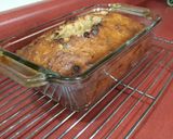 A picture of step 7 of Salted Caramel & Chocolate Chip Banana Bread.
