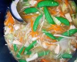A picture of step 11 of Long life & Health! Warm Soba Noodle.
