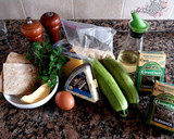 Foto del paso 1 de la receta: "Pastel" de zucchini y seitán. ♻️