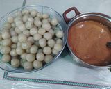 Foto langkah ke 5 dari resep Cilok Kuah Kacang.