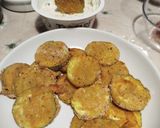 Une image de l'étape 4 de Chips de courgettes à l'air fryer.
