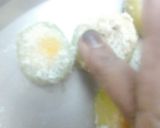 A picture of step 9 of Lauki rings with burfi.