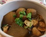 รูปขั้นตอนการทำที่ 4 ของ น้ำซุปก๋วยเตี๋ยว(เจ)​