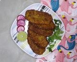 عکس مرحله 7 از دستور کتلت کنجدی با سیب زمینی و گوشت چرخکرده