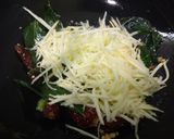 A picture of step 2 of Raw mango rice /mavinakayi chitranna.