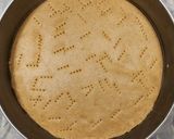 Une image de l'étape 2 de Tarte aux framboises et pistaches sans gluten.
