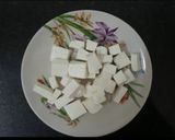 A picture of step 3 of Chilly paneer dry.