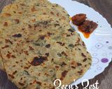 A picture of step 3 of Drumstick Leaves Parathas.