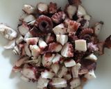 A picture of step 3 of Octopus and tomato salad.