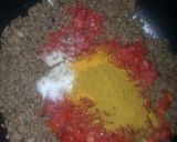 A picture of step 4 of Fried potatoes curry# author Marathon contest #.