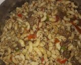 A picture of step 9 of Stir-fried macaroni.