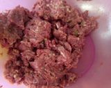 A picture of step 1 of Kofta Curry.