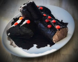 Foto del paso 12 de la receta: 🎄🎅🏻 Tronco dulce de Navidad de trufa 🎅🏻🎄
