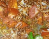 A picture of step 2 of Masala Bhindi.