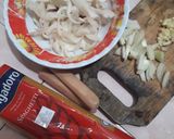 Foto langkah ke 1 dari resep Spaghetti soas bbq dan jamur tiram.