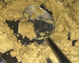 A picture of step 1 of Gul papdi.