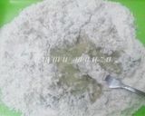 Foto langkah ke 3 dari resep Roti Tawar Bayam Kukus tanpa telur.