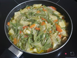 Tortilla de judías verdes y zanahoria