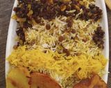 عکس مرحله 2 از دستور کشمش پلو با عدس