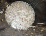 A picture of step 1 of Date + coconut goodness.