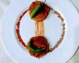 A picture of step 5 of Alo k kabab.