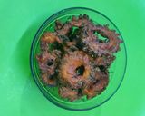 A picture of step 4 of Bitter Gourd Chips.