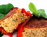 Une image de l'étape 2 de Poivrons farcis veggie.