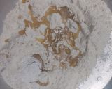 A picture of step 1 of Dahi Samosa Chaat.