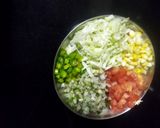 A picture of step 1 of Milet Rotis Bhel.