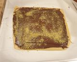 Foto del passaggio 5 della ricetta Girelle di farro con nutella e pistacchio vegan