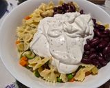 Babos- zöldséges tésztasaláta recept fázis 2 fotója