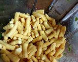 A picture of step 1 of Schezwan chutney dosa.