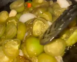 Foto del paso 3 de la receta: Verdolagas con Carne de Cerdo en Salsa Verde