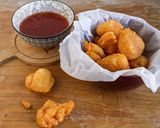 Foto del passaggio 4 della ricetta Finte frittelle di parmigiano leggere senza farina (gluten free)