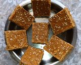 A picture of step 4 of Healthy Til Gud Peanut Burfi.