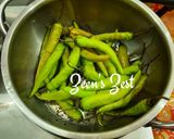 A picture of step 4 of Hyderabadi Mirchi Ka Salan.