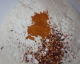 A picture of step 2 of Pakora mix.