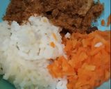 Foto langkah ke 2 dari resep Menu gtm bolabola nasi abon.
