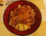 Une image de l'étape 11 de Boeuf Stroganoff.