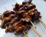 Foto langkah ke 4 dari resep Sate Jantung Ayam ala Teflon.