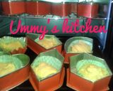 A picture of step 7 of Vanilla Tin Cakes.