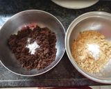 A picture of step 2 of Biscuit Marble cake/ Eggless Marble cake without oven.