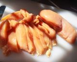 Foto del paso 1 de la receta Tiritas de pollo al vino con champiñones