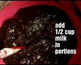 A picture of step 3 of Eggless moist chocolate cake without oven.