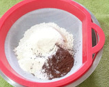 எக்லெஸ் ரெட் வெல்வட் கேக் (Eggless red velvet cake recipe in tamil) ரெசிபி ஸ்டேப் 3 புகைப்படம்