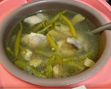 金針蛤蠣雞湯的食譜步驟2照片